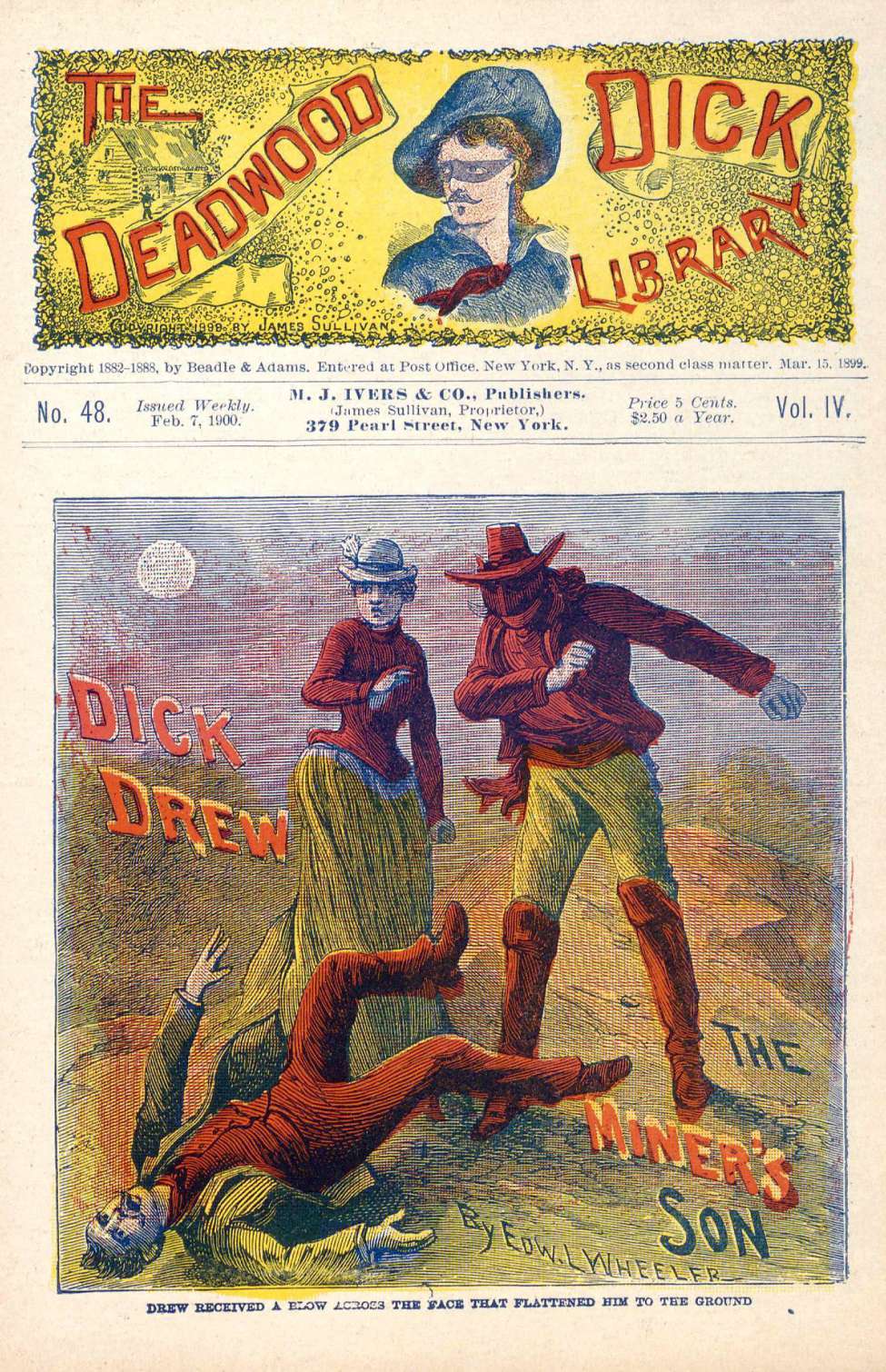 Book Cover For Deadwood Dick Library v4 48 - Dick Drew, the Miner's Son