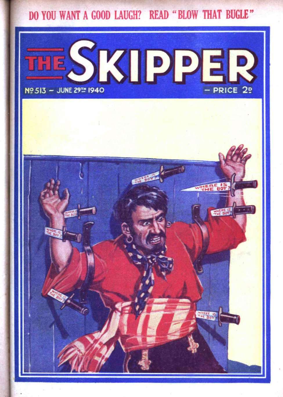 Comic Book Cover For The Skipper 513