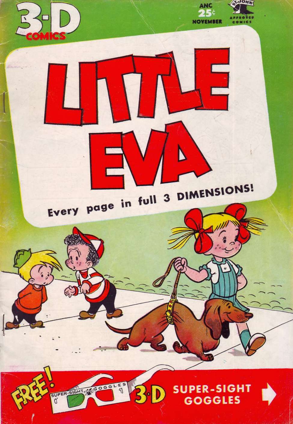 Comic Book Cover For Little Eva 3-D 2