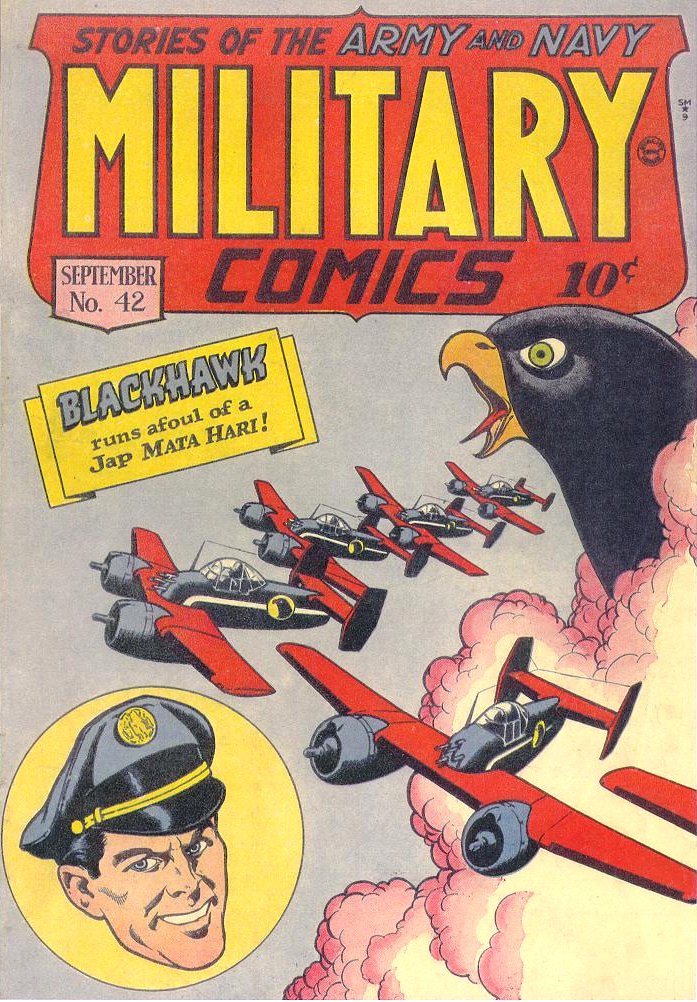 Comic Book Cover For Military Comics 42 - Version 1