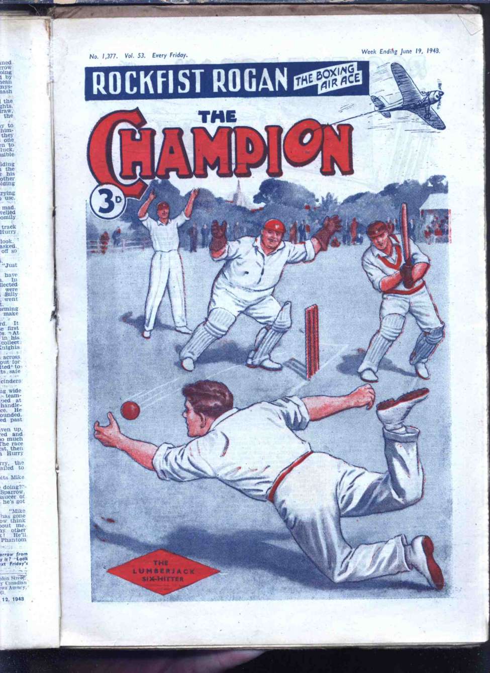 Comic Book Cover For The Champion 1377