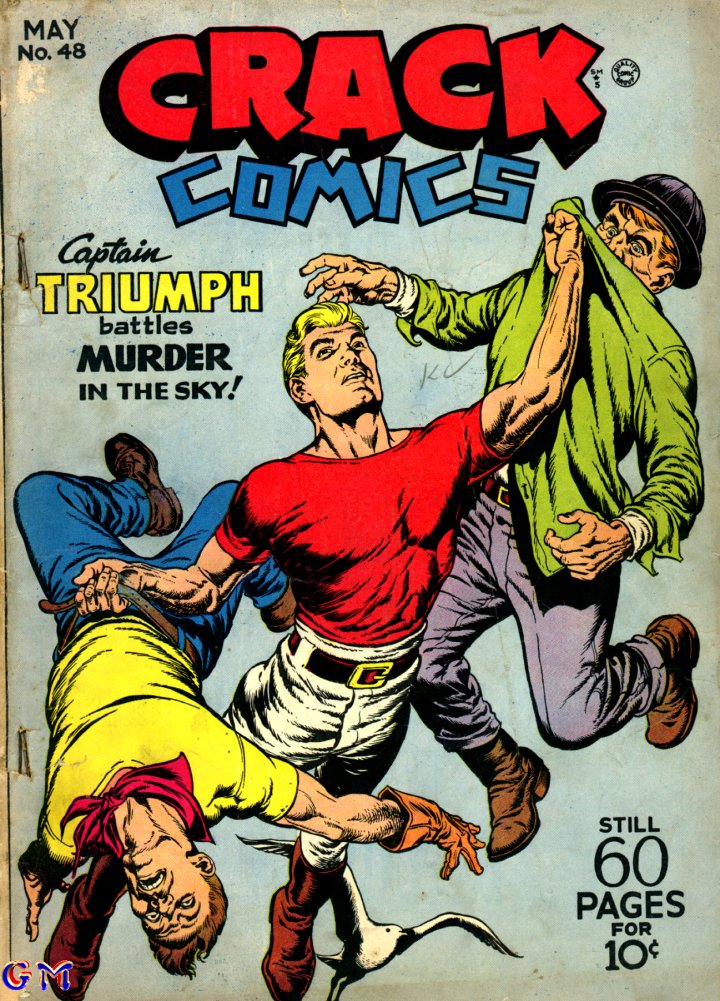 Comic Book Cover For Crack Comics 48