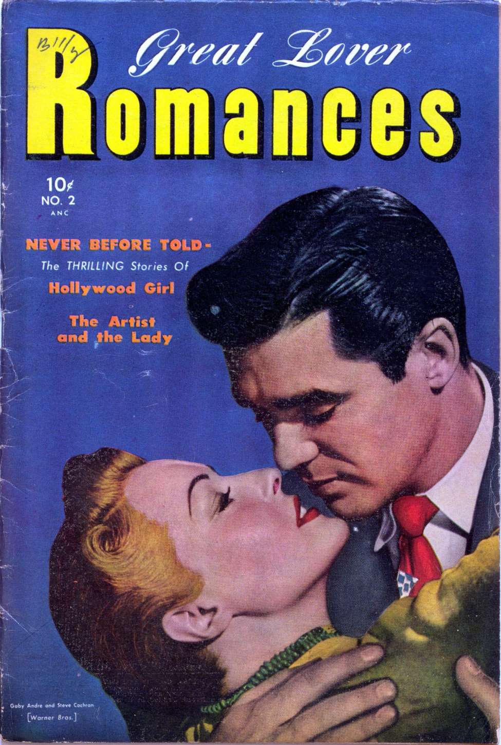 Comic Book Cover For Great Lover Romances 2