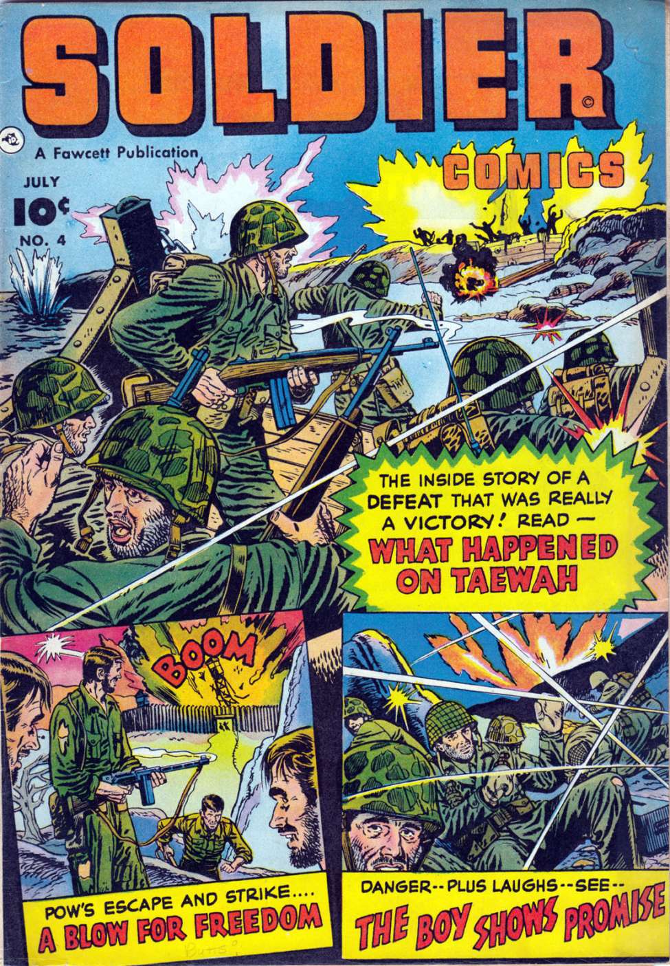 Comic Book Cover For Soldier Comics 4