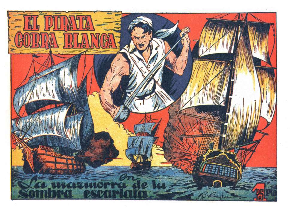 Comic Book Cover For Pirata Cobra Blanca 2 - La Mazmorra de la Sombra Escarlata