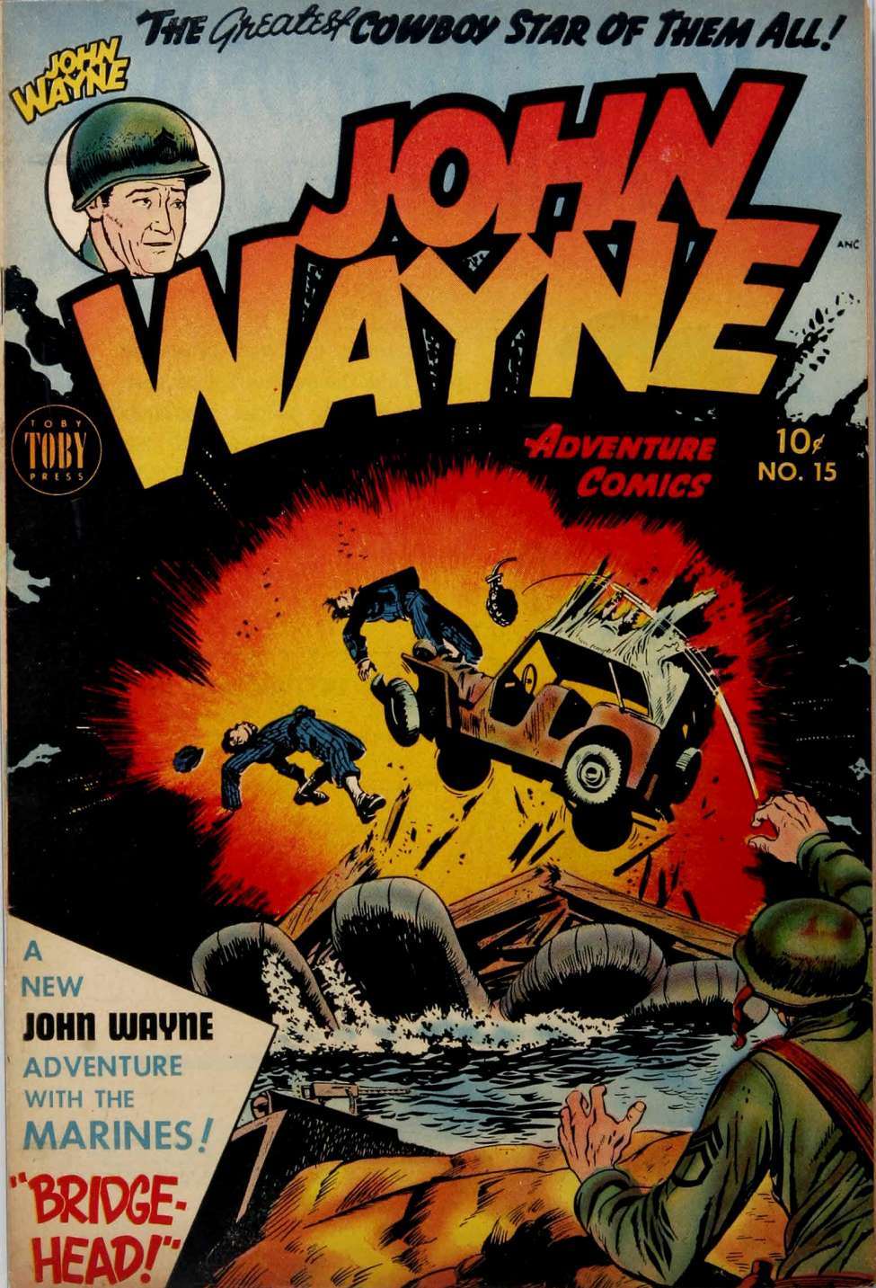 Book Cover For John Wayne Adventure Comics 15