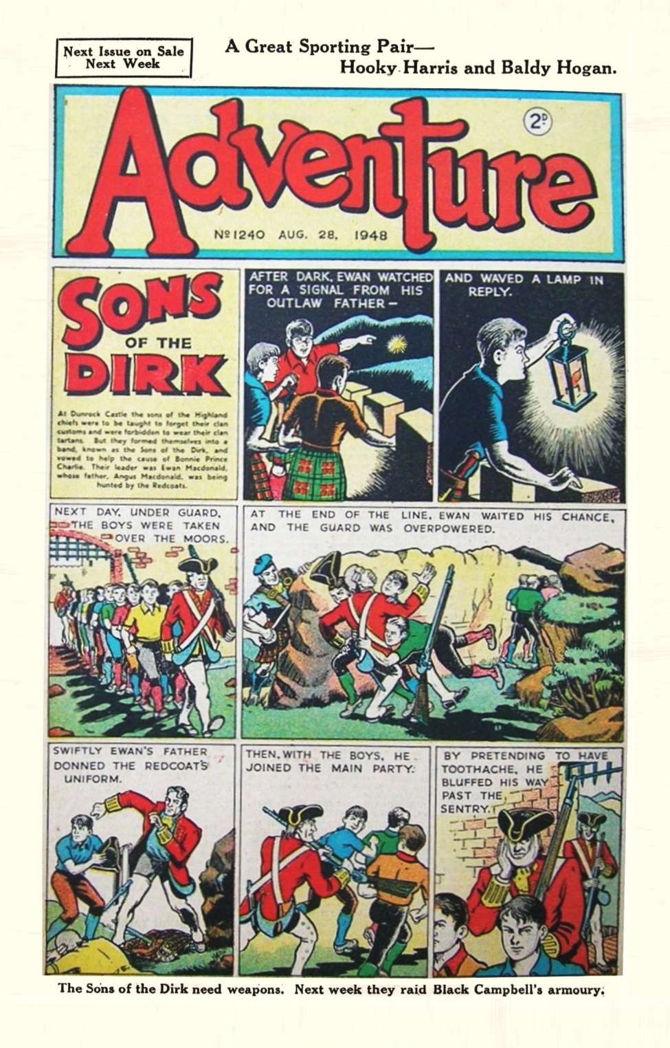 Comic Book Cover For Adventure 1240