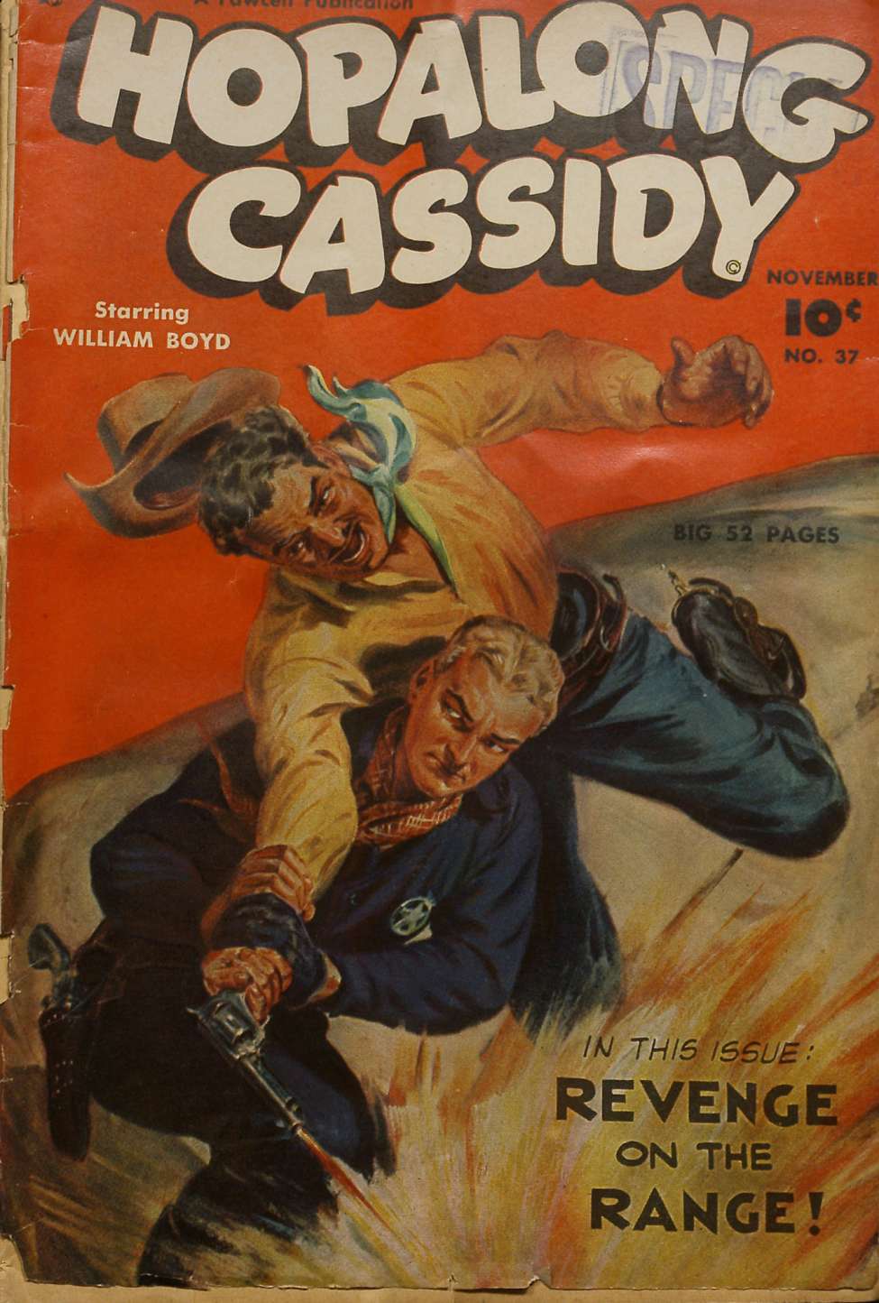 Book Cover For Hopalong Cassidy 37