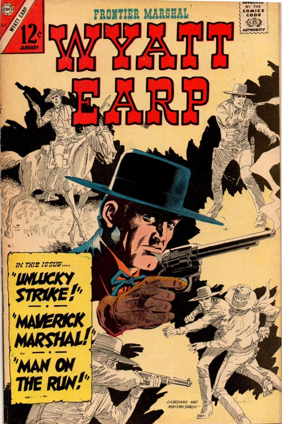 Comic Book Cover For Wyatt Earp Frontier Marshal 67