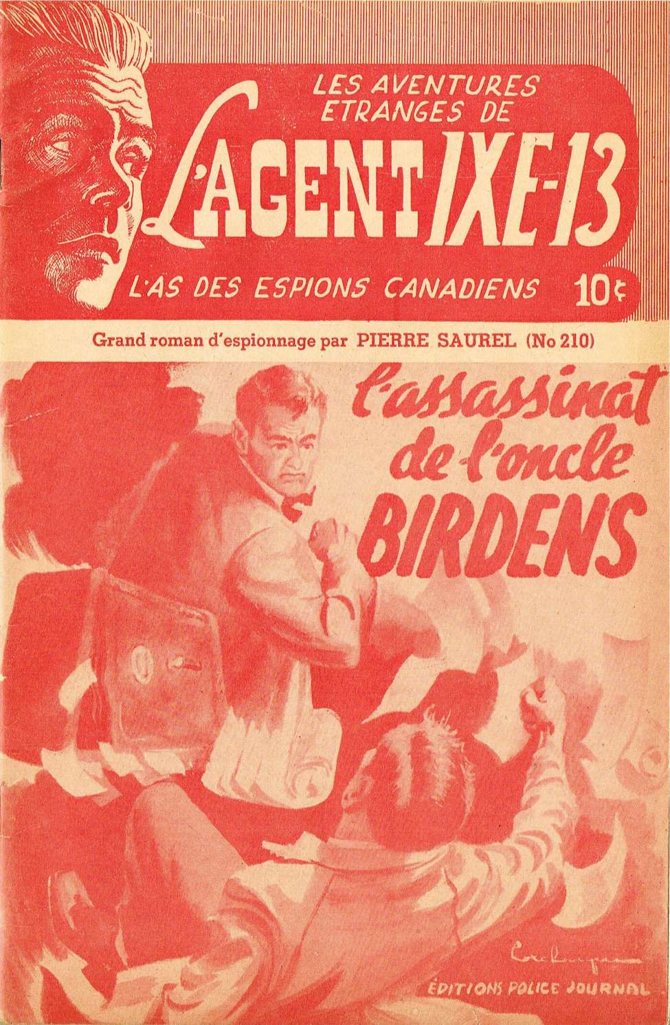 Book Cover For L'Agent IXE-13 v2 210 - L'assassinat de l'oncle birden