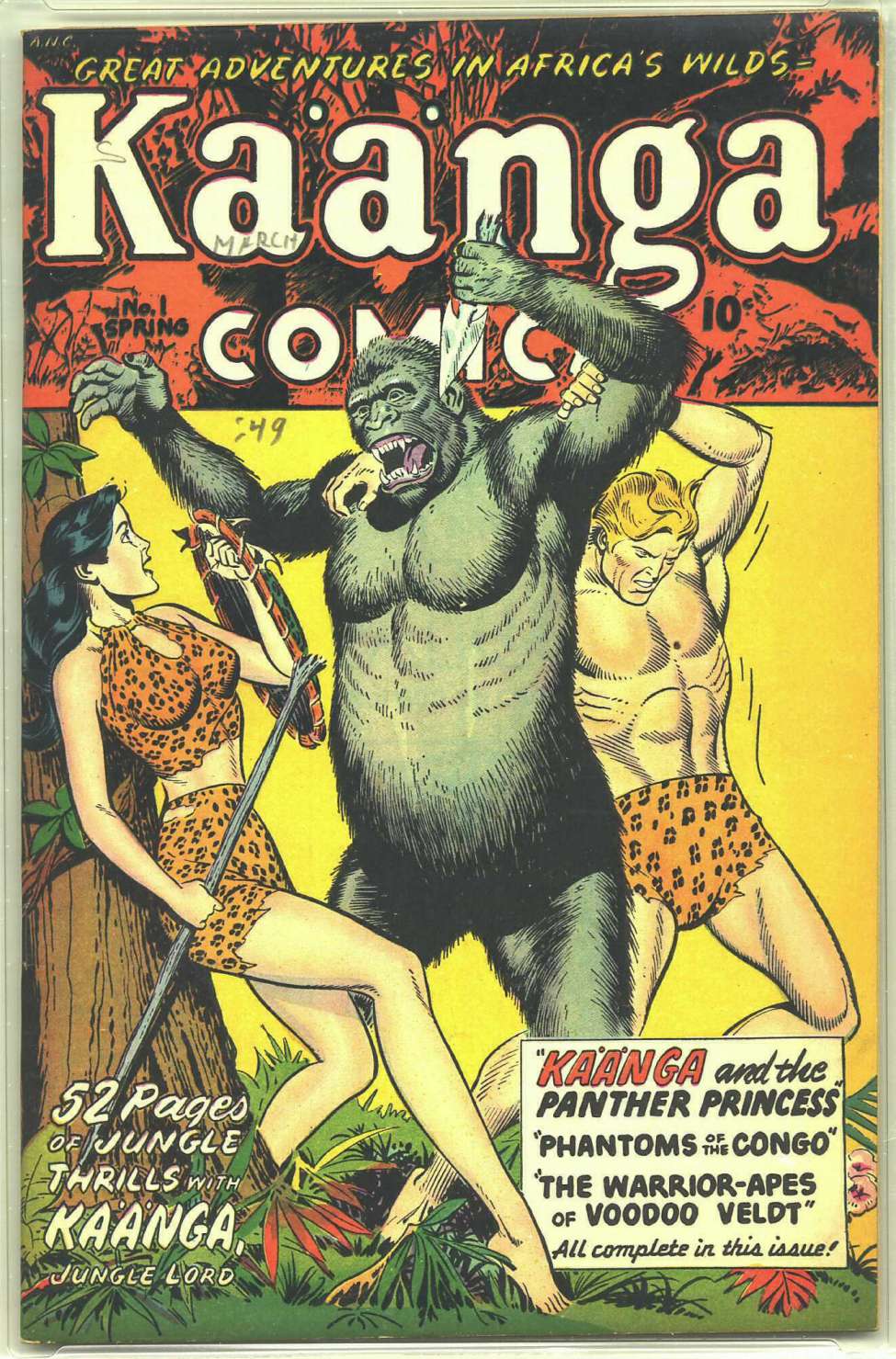 Comic Book Cover For Kaänga Comics 1 - Version 1