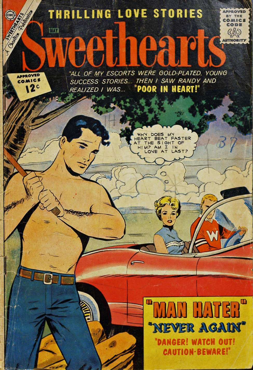 Comic Book Cover For Sweethearts 65