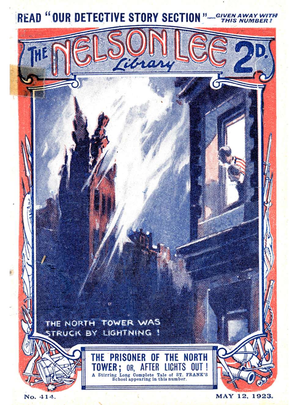 Comic Book Cover For Nelson Lee Library s1 414 - The Prisoner of the Tower
