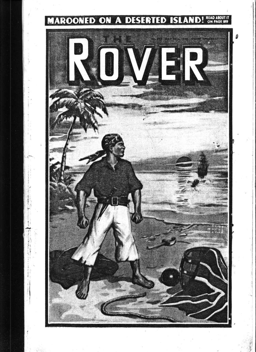 Comic Book Cover For The Rover 945