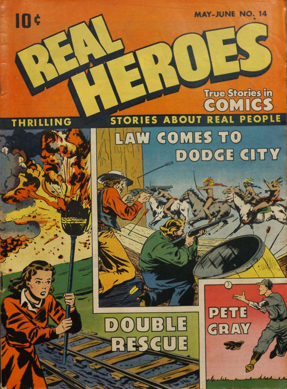 Book Cover For Real Heroes 14
