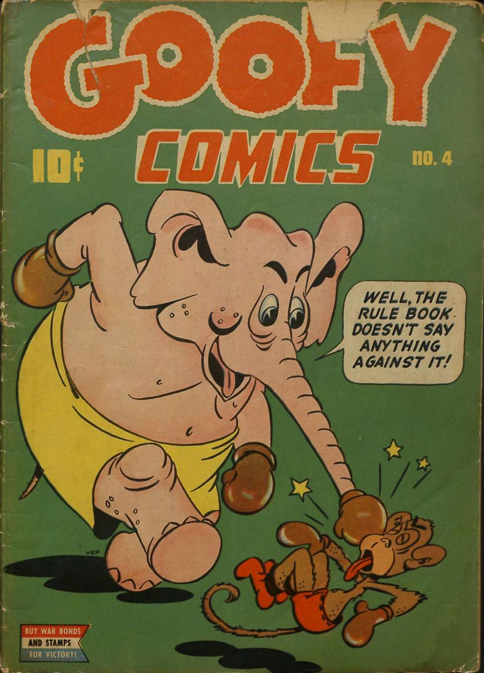 Comic Book Cover For Goofy Comics 4