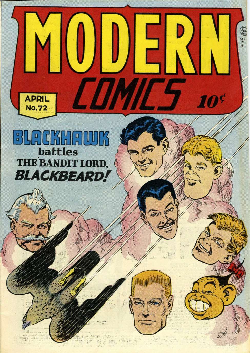 Comic Book Cover For Modern Comics 72