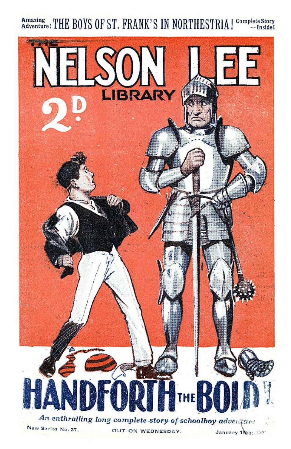 Comic Book Cover For Nelson Lee Library s2 37 - Handforth the Bold