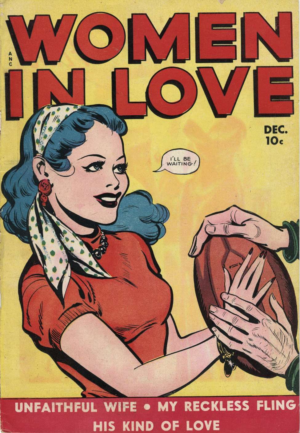 Comic Book Cover For Women in Love 3