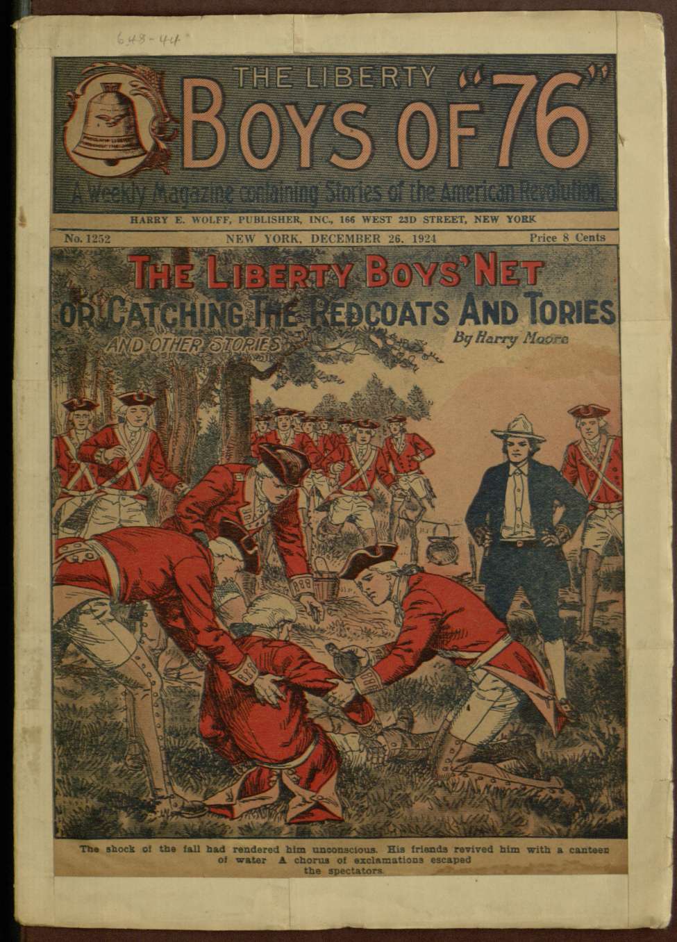 Book Cover For The Liberty Boys of 76 1252 - The Liberty Boys' Net