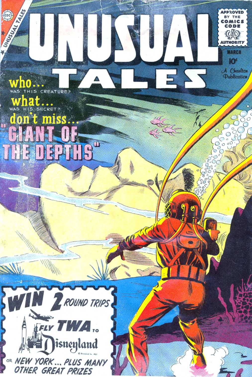 Comic Book Cover For Unusual Tales 21