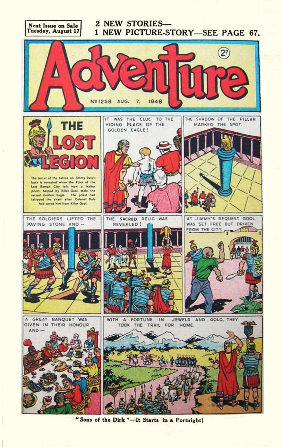 Comic Book Cover For Adventure 1238
