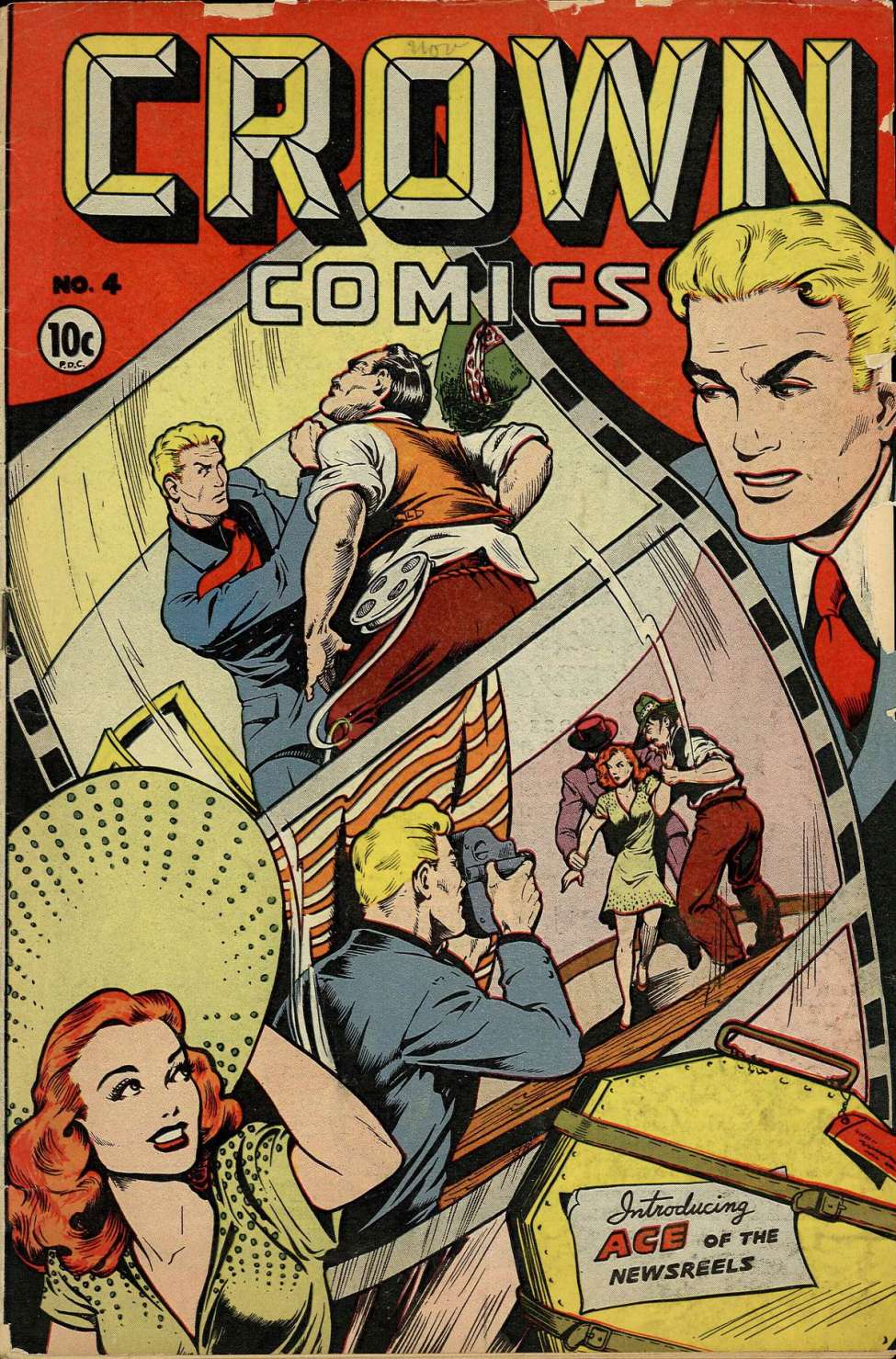 Comic Book Cover For Crown Comics 4