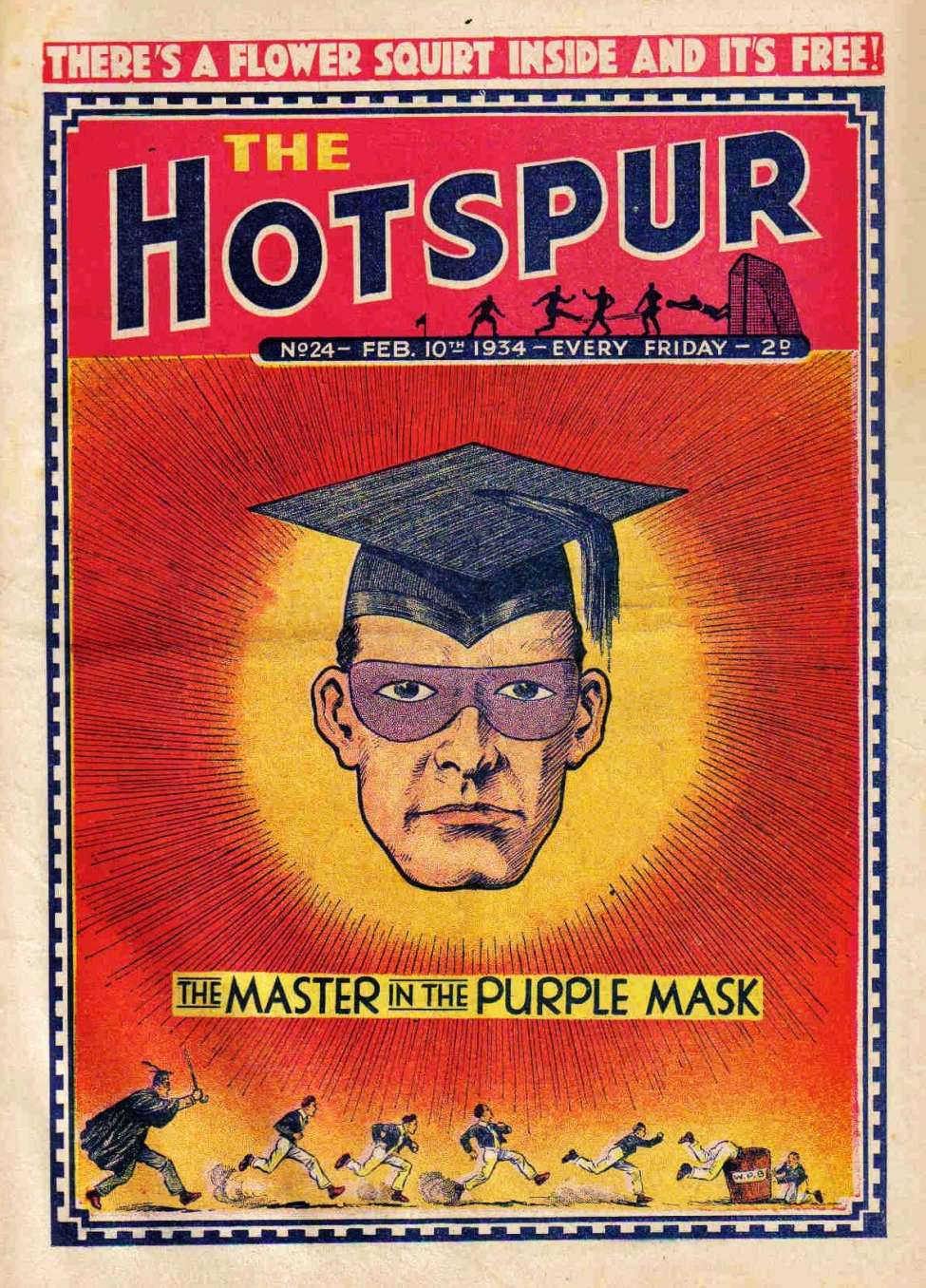 Comic Book Cover For The Hotspur 24