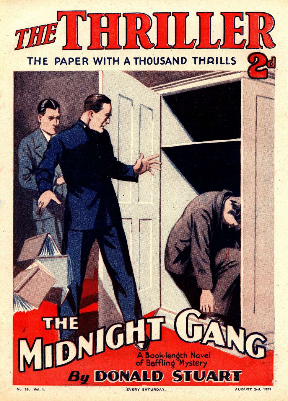 Comic Book Cover For The Thriller 26
