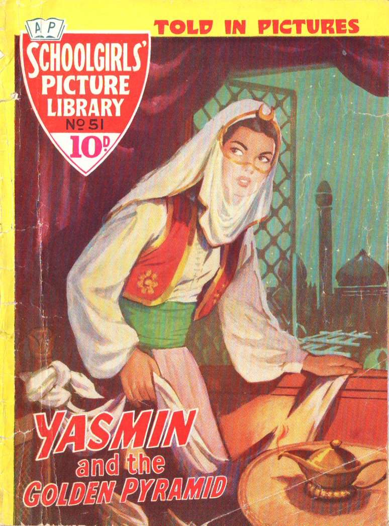 Comic Book Cover For Schoolgirls' Picture Library 51 - Yasmin and the Golden Pyramid
