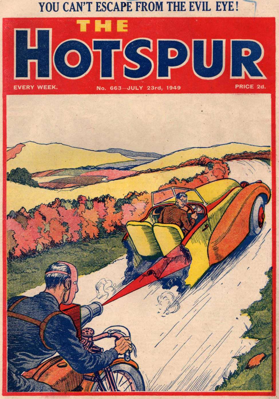 Comic Book Cover For The Hotspur 663