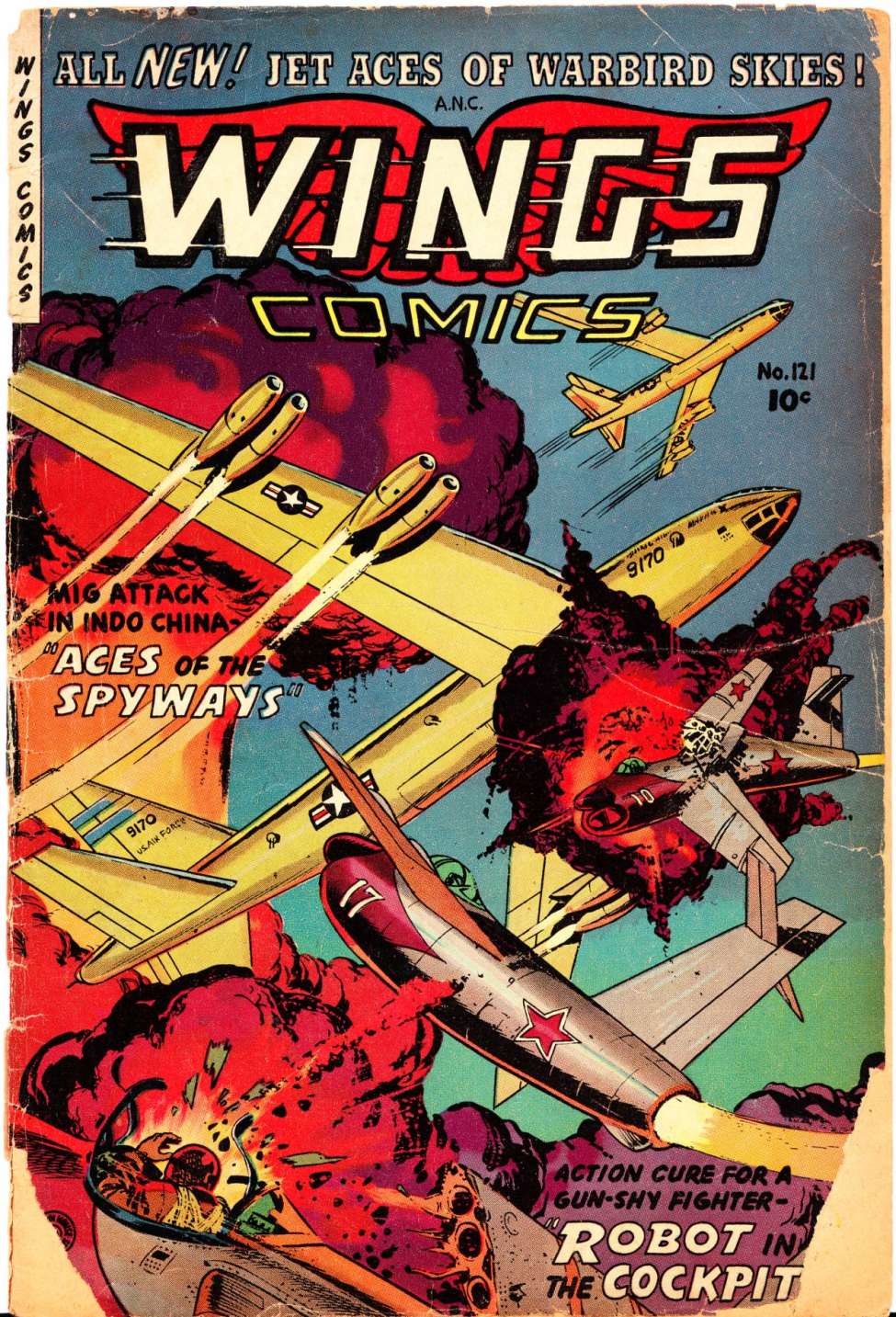 Comic Book Cover For Wings Comics 121