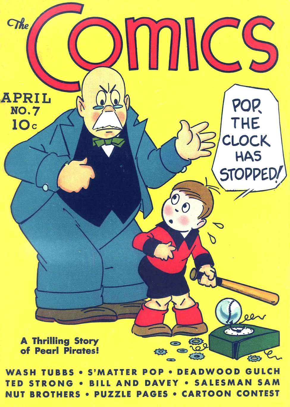 Comic Book Cover For The Comics 7