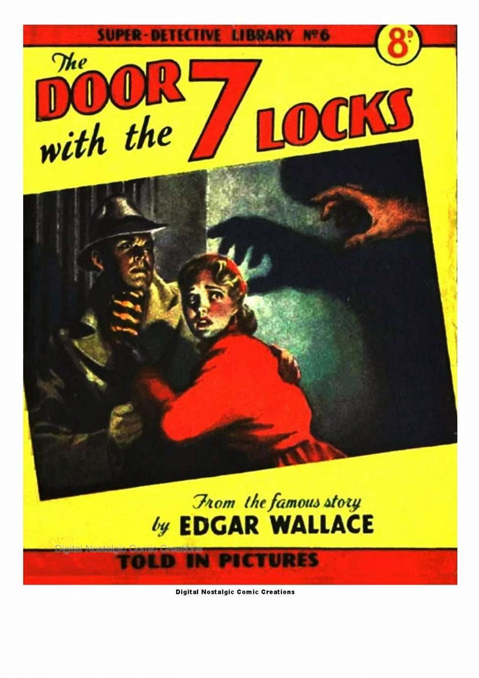 Book Cover For Super Detective Library 6 - The Door with 7 Locks