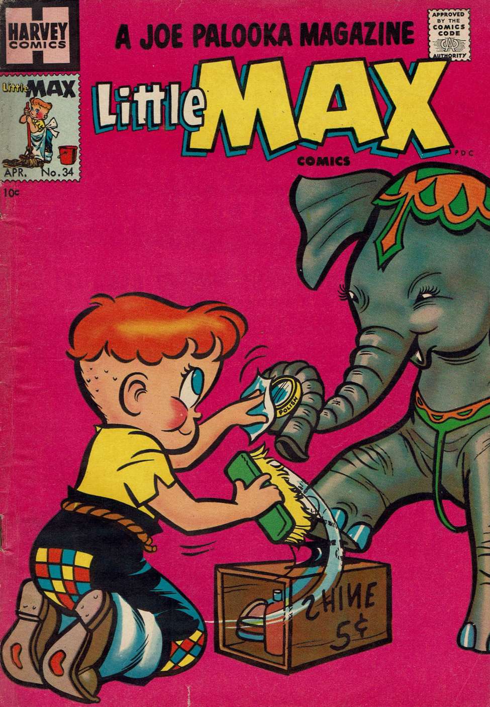 Comic Book Cover For Little Max Comics 34