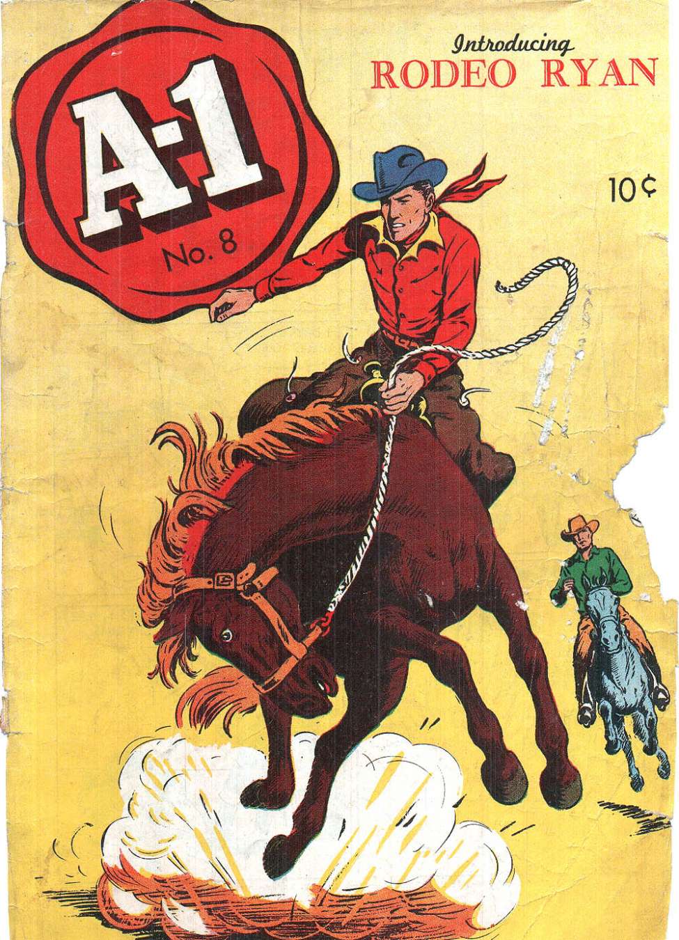 Comic Book Cover For A-1 Comics 8 - Rodeo Ryan
