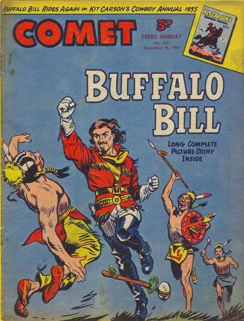 Comic Book Cover For The Comet 335