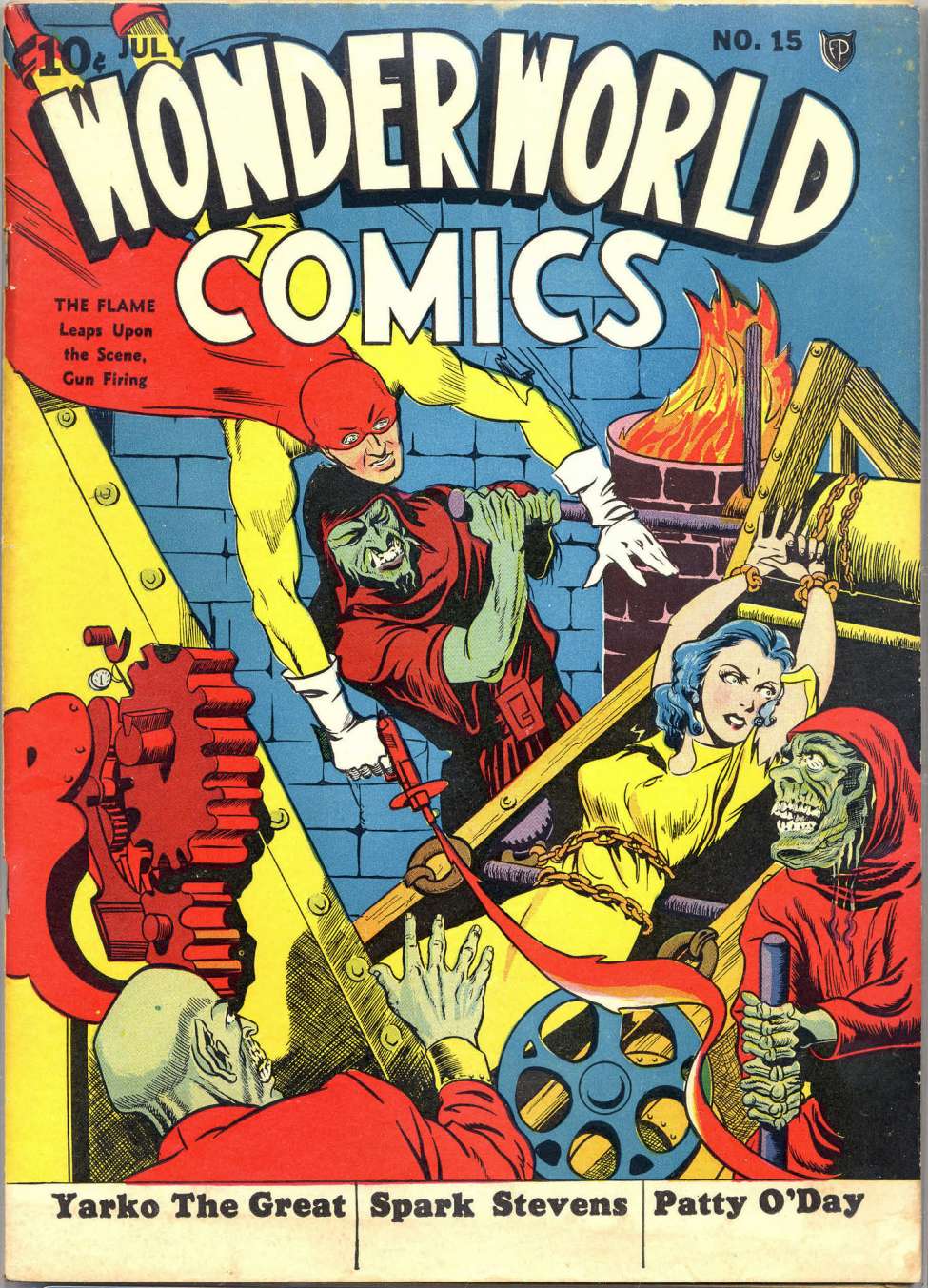 Comic Book Cover For Wonderworld Comics 15