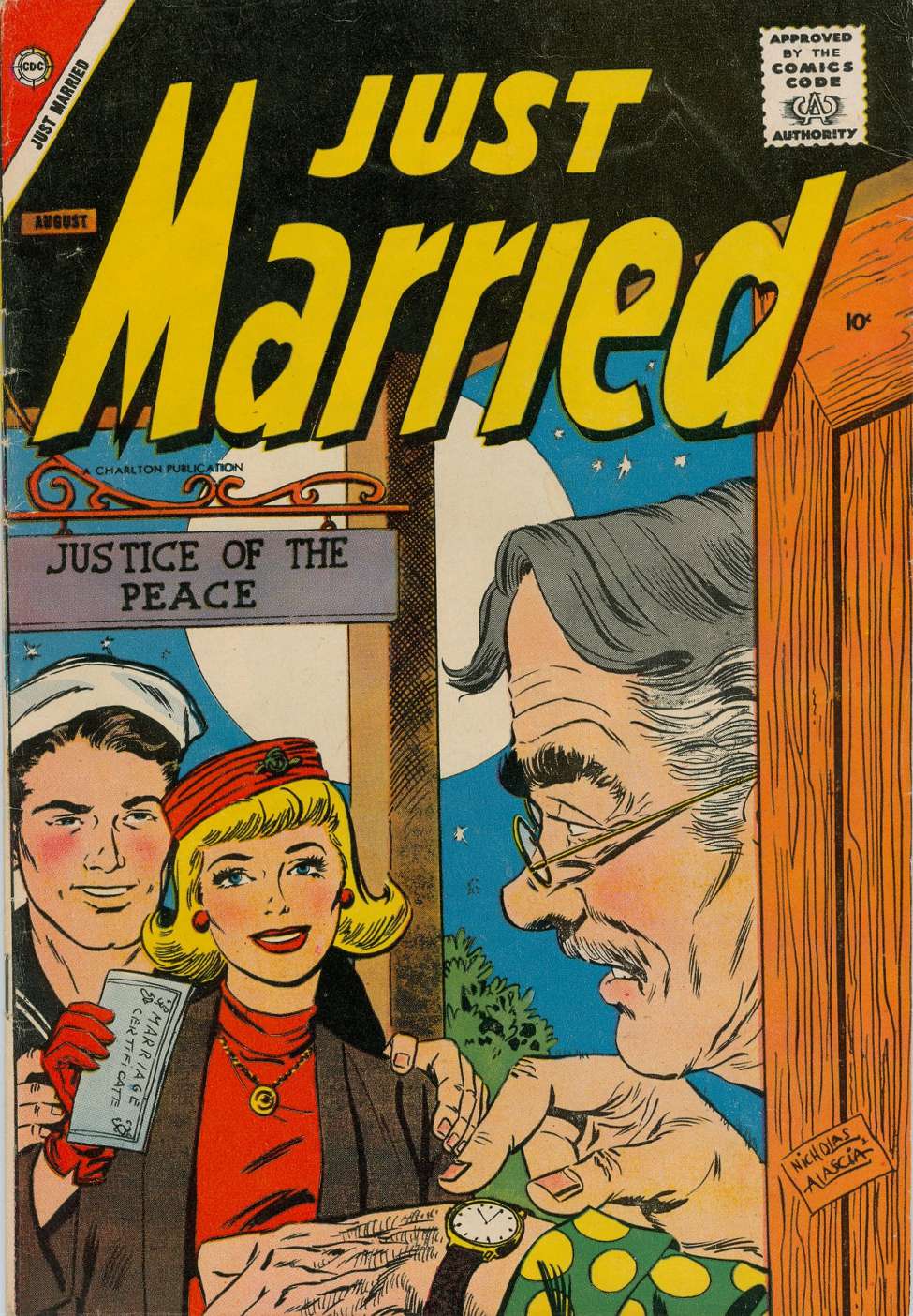Comic Book Cover For Just Married 4