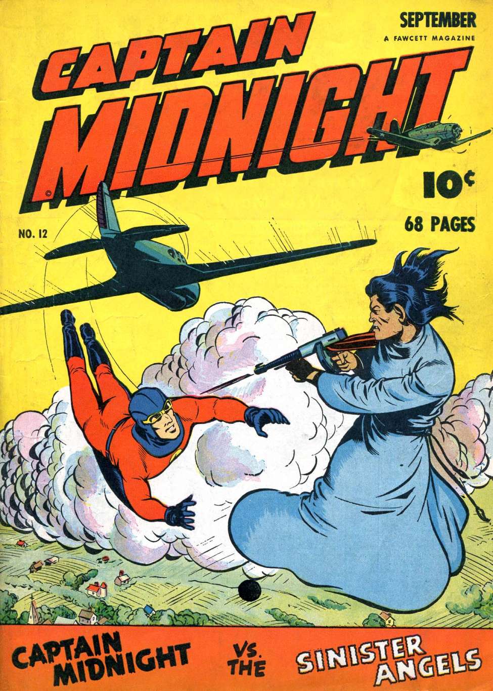 Comic Book Cover For Captain Midnight 12