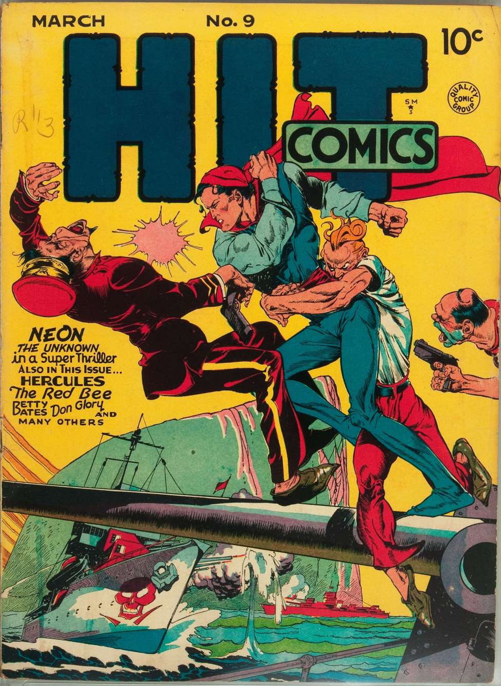 Comic Book Cover For Hit Comics 9 (2 fiche)