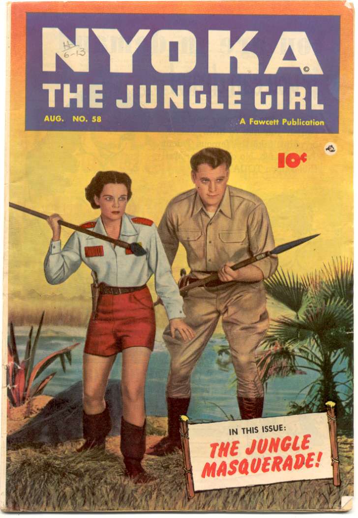 Comic Book Cover For Nyoka the Jungle Girl 58 - Version 1