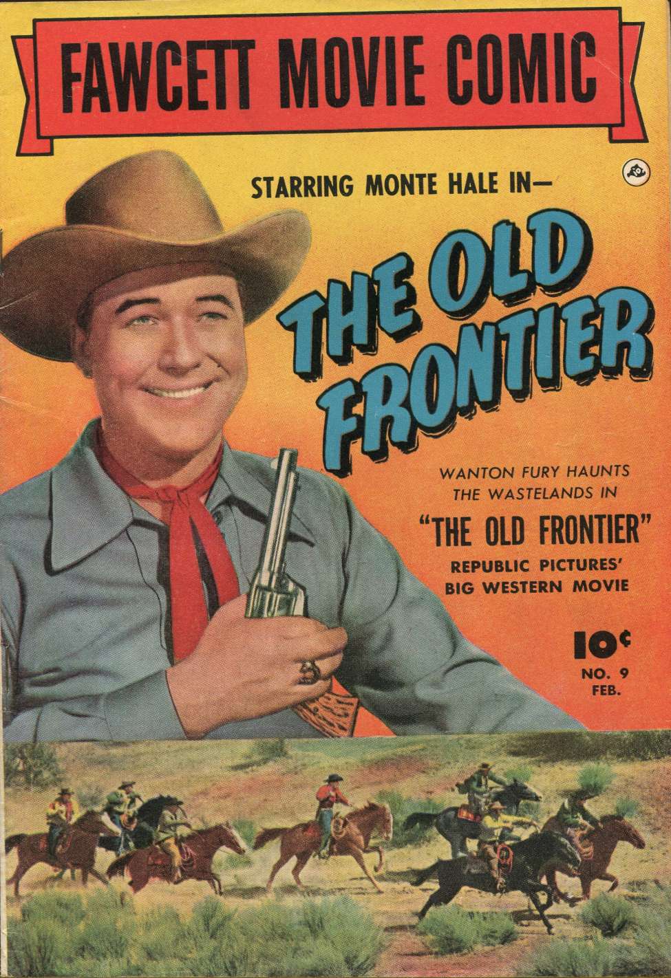 Comic Book Cover For Fawcett Movie Comic 9 - The Old Frontier