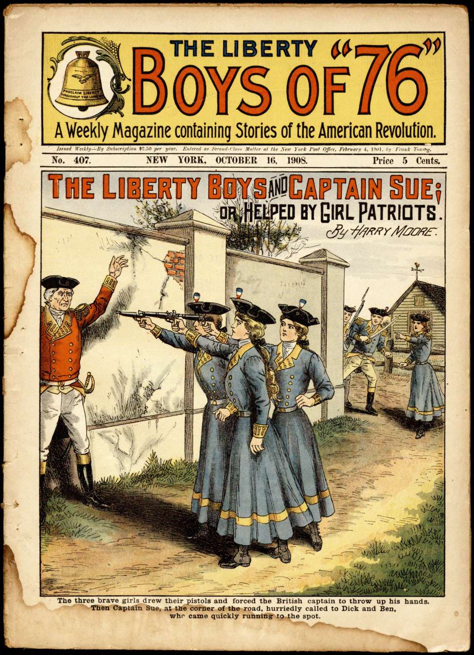 Book Cover For The Liberty Boys of 76 407 - The Liberty Boys and Captain Sue