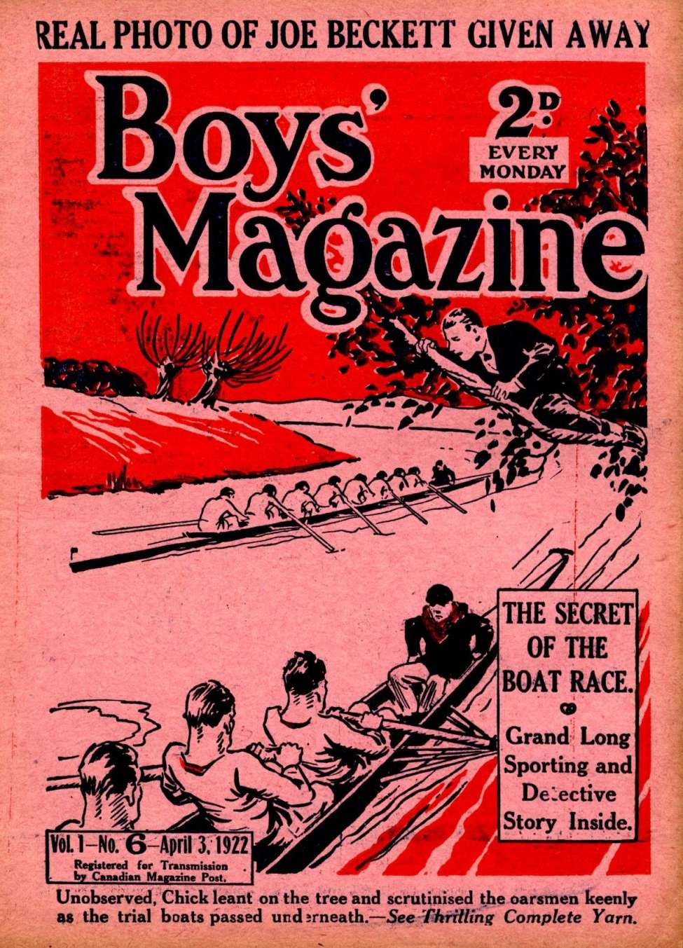Comic Book Cover For Boys' Magazine 6