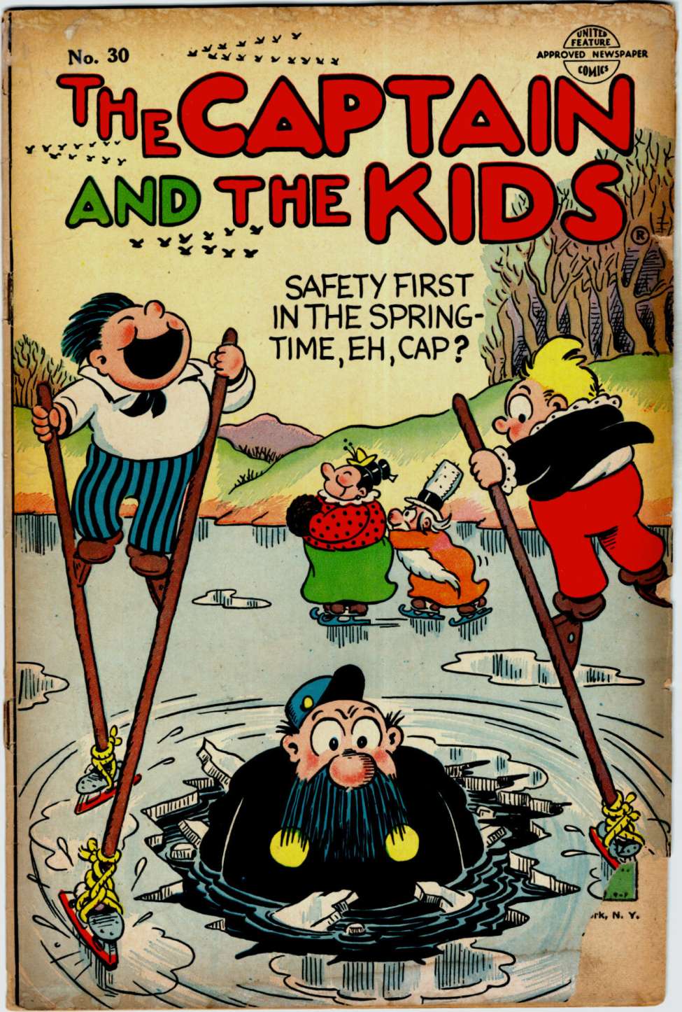 Book Cover For The Captain and the Kids 30 - Version 1