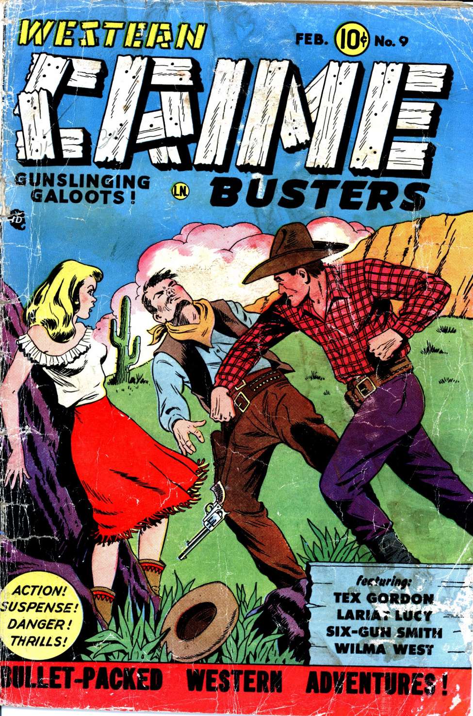 Comic Book Cover For Western Crime Busters 9 - Version 1
