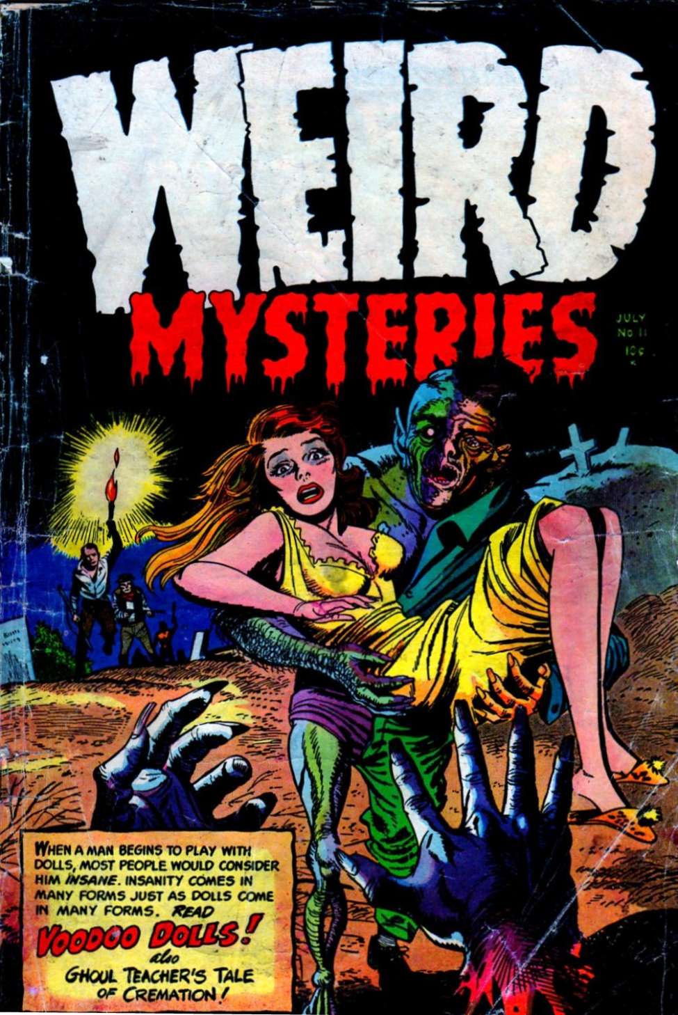 Comic Book Cover For Weird Mysteries 11