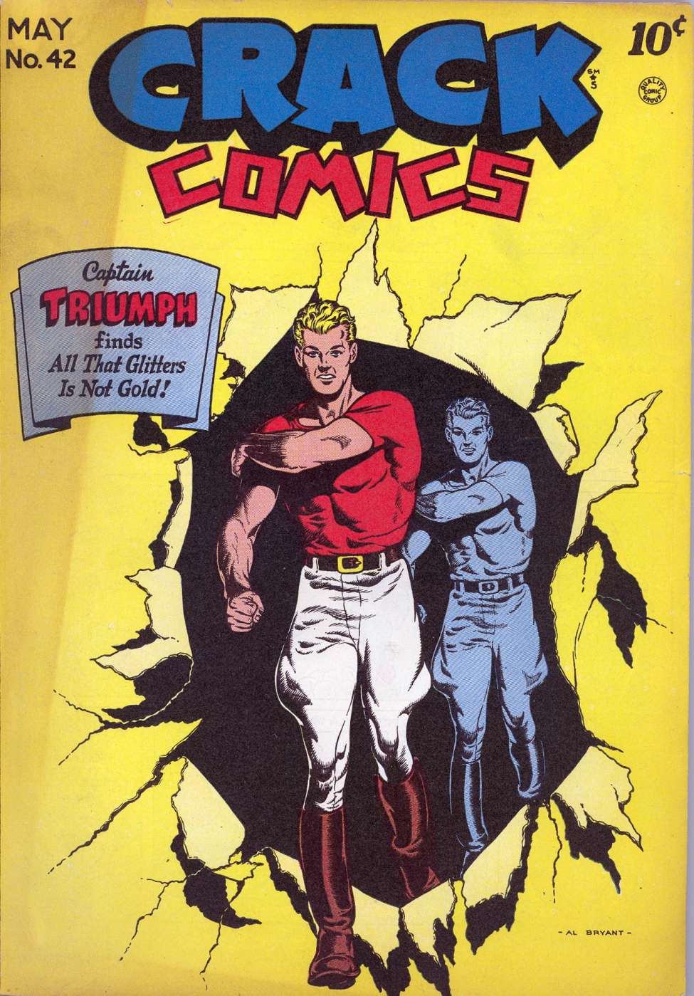 Comic Book Cover For Crack Comics 42