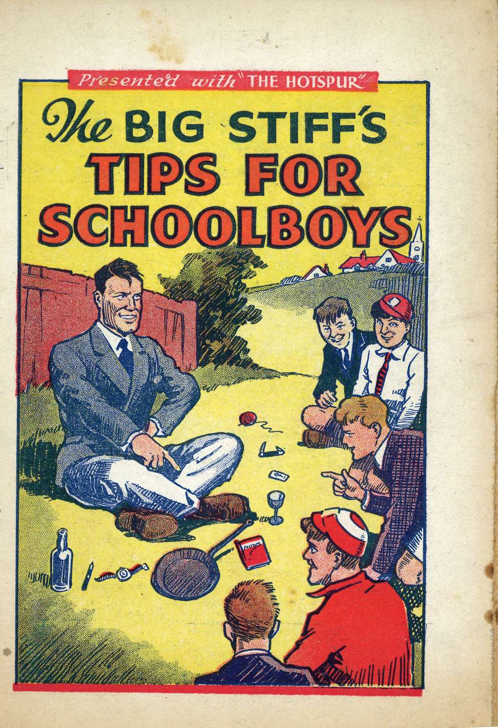 Book Cover For The Hotspur 125 Supplement - Tips for schoolboys